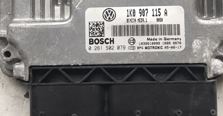 VW Golf V 2.0 GTI , 0261S02079, 0 261 S02 079, 1K0907115A , 1K0 907 115 A , MED9.1