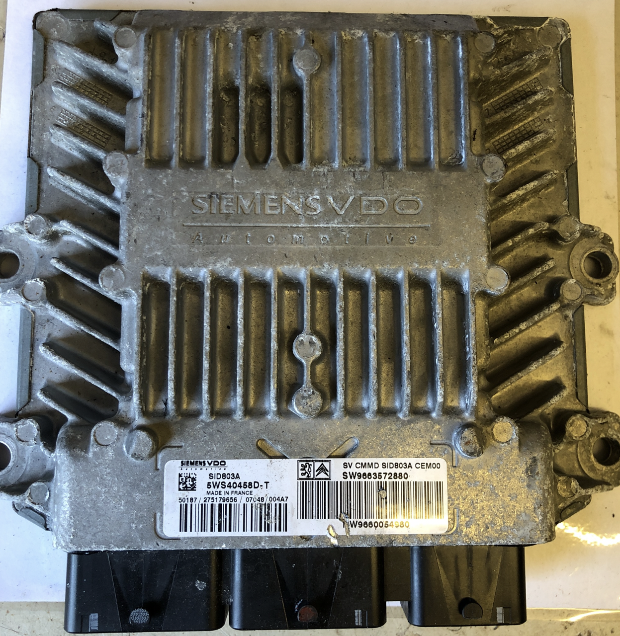 5WS40458D-T, SW9663572880, HW9660064980, SID 803A