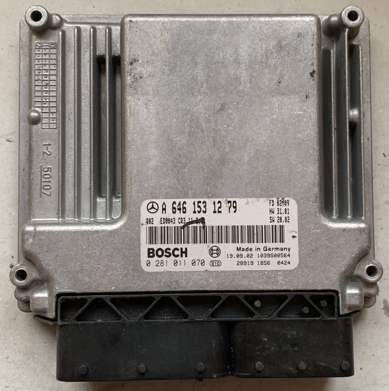 Mercedes-Benz, 0281011070, 0 281 011 070, A6461531279, A 646 153 12 79