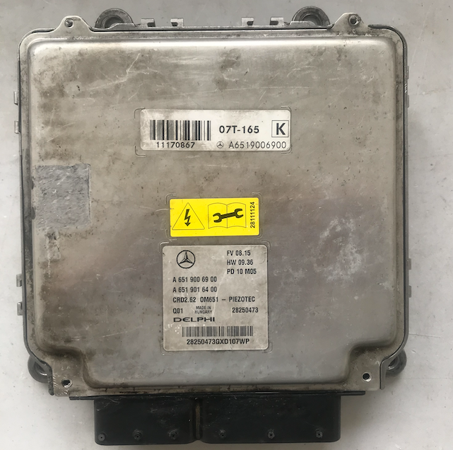 Mercedes, A519006900, A 651 900 69 00, A6519016400, A 651 901 64 00, CRD2.62, OM651 - PIEZOTEC, 28250473