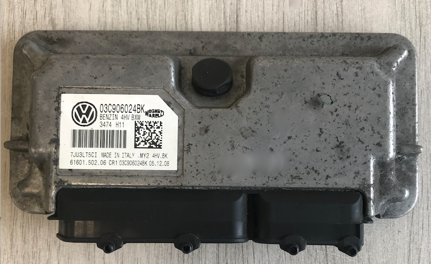 Magneti Marelli Engine ECU, VW, 03C906024BK, 03C 906 024 BK, 61601.502.06, CR1, BENZIN 4HV