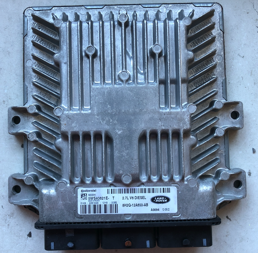 Siemens VDO Engine ECU, Land Rover 2.7L V6 Diesel, 5WS40621E-T, 8H2Q-12A650-AB, SID204