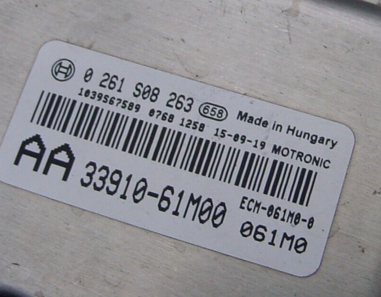 0261S08263, 0 261 S08 263, 3391061M00, 33910-61M00, AA