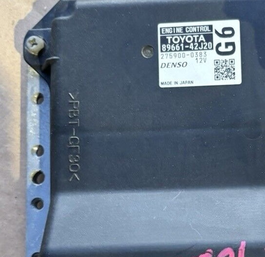 Plug & Play Denso Engine ECU, Toyota RAV4, 89661-42J20, 275900-0384, G6
