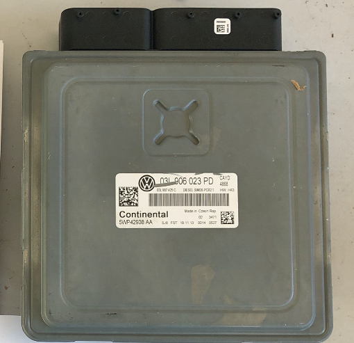 VW Caddy, 03L906023PD, 03L 906 023 PD, 03L907425C, 03L 907 425 C, 5WP42938AA, 5WP42938 AA, DIESEL SIMOS PCR2.1
