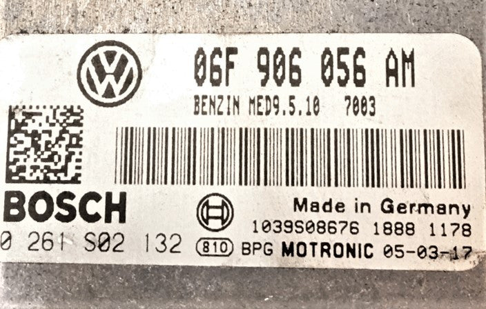 VW Passat 2.0 FSI, 0261S02132, 0 261 S02 132, 06F906056AM, 06F 906 056 AM