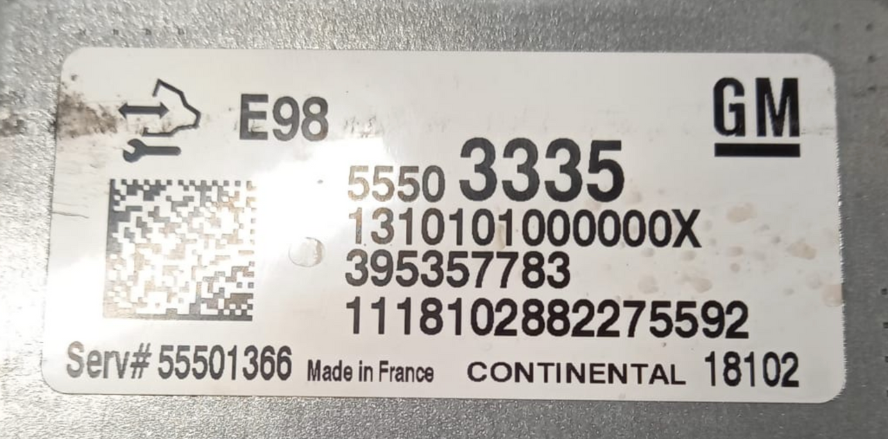 Vauxhall Insignia, 55503335, 1310101000000X, 395357783, 55501366, E98