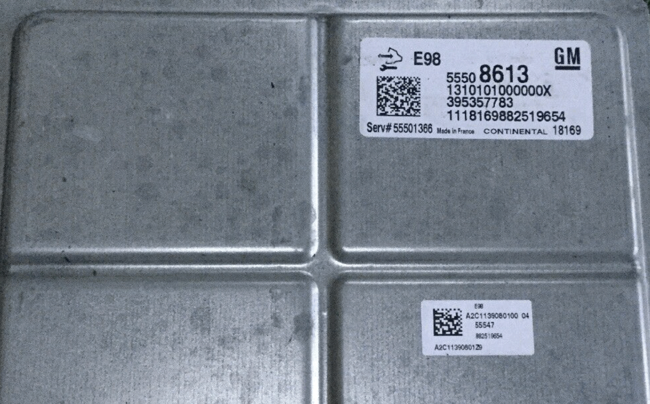 Vauxhall, Opel, 55508613, 1310101000000X, 395357783, 55498848, E98