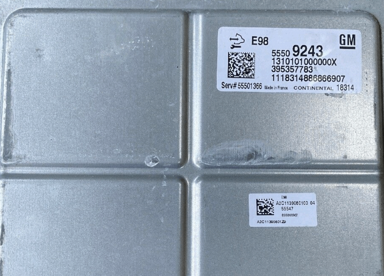 Vauxhall, Opel, 55509243, 1310101000000X, 395357783, 55501366, E98
