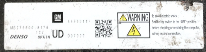 MB2758008179, MB275800-8179, 55590117, UD