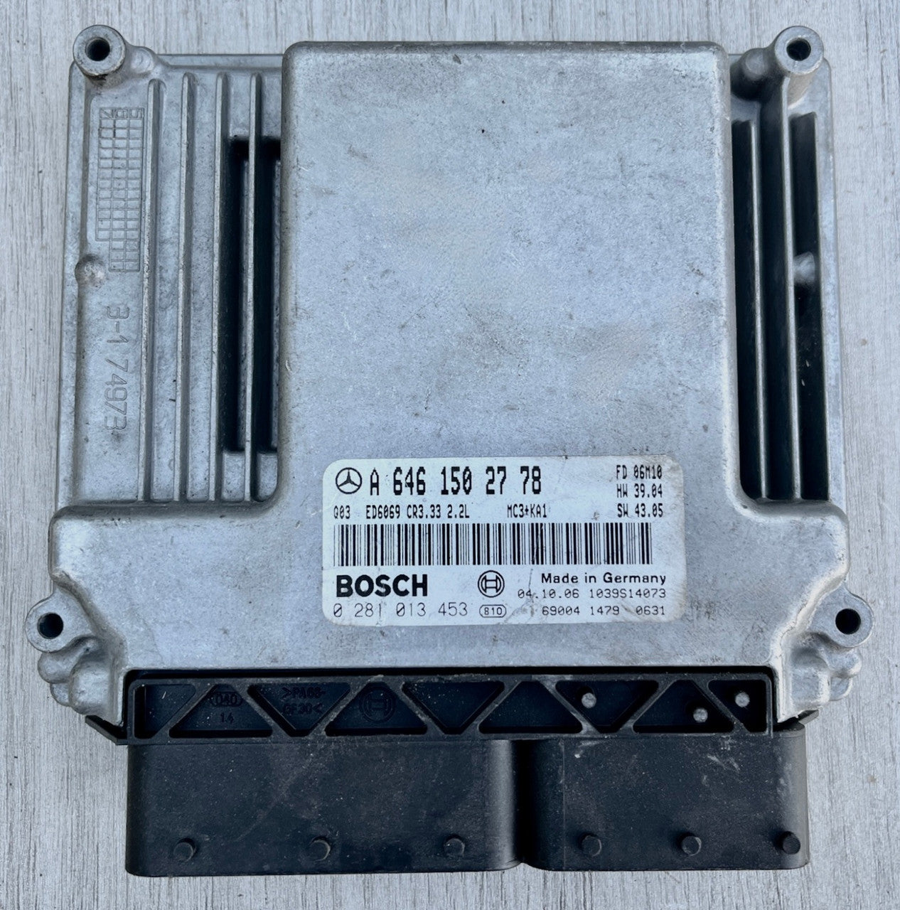 0281013453, 0 281 013 453, A6461502778, A 646 150 27 78