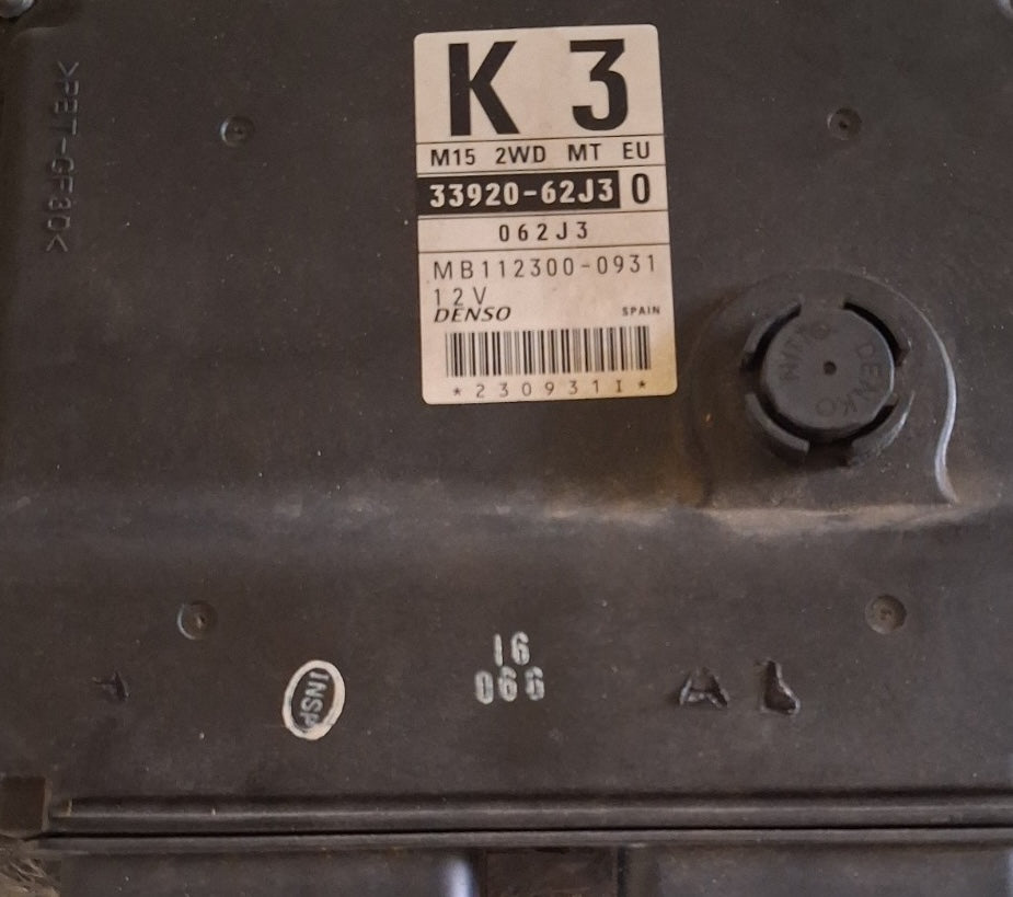 Plug & Play Denso Engine ECU, Suzuki Swift 1.3, 33920-62J40, 33920-62J4, MB112300-0941, K4 (Copy)