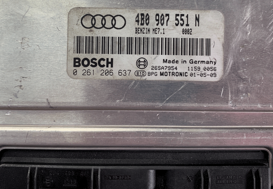 0261206637, 0 261 206 637, 4B0907551N, 4B0 907 551 N, ME7.1