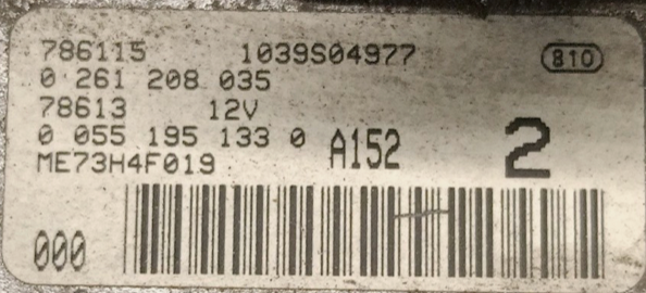 Plug & Play Bosch Engine ECU, Fiat 0261208035, 0 261 208 035, 00551951330, 0 055 195 133 0