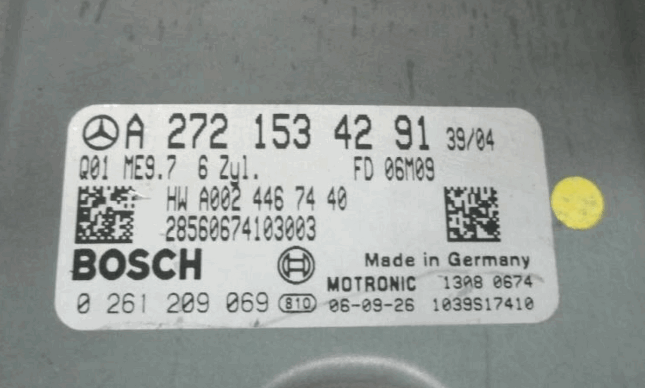 0261209069, 0 261 209 069, A2721534291, A 272 153 42 91, 1039S17410, ME9.7