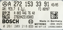 0261209218, 0 261 209 218, A2721533391, A 272 153 33 91, A0034467640, A 003 446 76 40, ME9.7