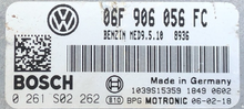 ECU de motor Bosch Plug & Play, VW Passat 2.0 FSI, 0261S02262, 0 261 S02 262, 06F906056FC, 06F 906 056 FC, MED9.5.100