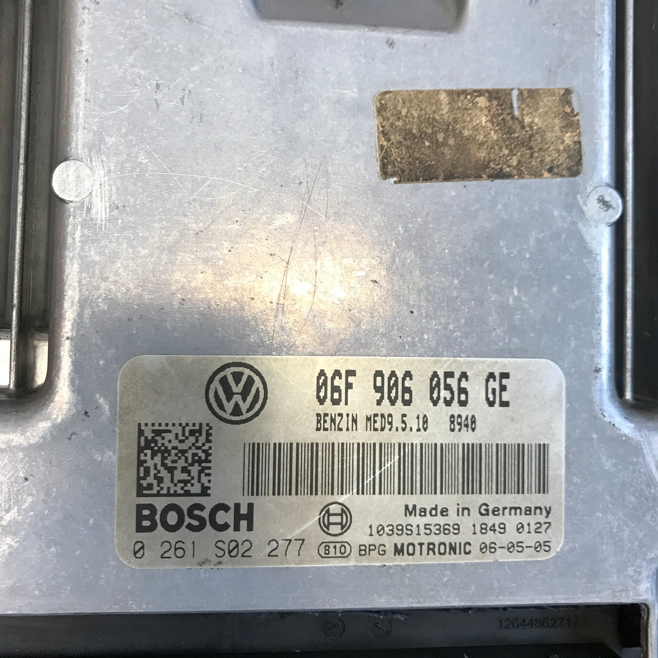 0261S02277, 0 261 S02 277, 06F906056GE, 06F 906 056 GE, MED9.5.10