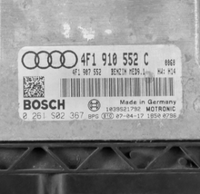 Audi A6 2.8 FSI, 0261S02367, 0 261 S02 367, 4F1910552C, 4F1 910 552 C, 4F1907552, 4F1 907 552, MED9.1