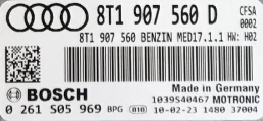 0261S05969, 0 261 S05 969, 8T1907560D, 8T1 907 560 D, 8T1907560, 8T1 907 560