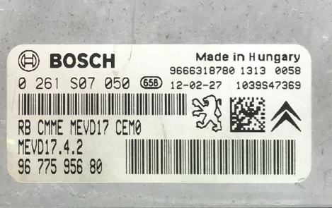 0261S07050, 0 261 S07 050, 9677595680, 96 775 956 80, MEVD17.4.2, 1039S47369