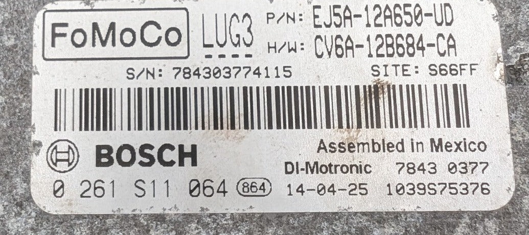 0261S11064 EJ5A-12A650-UD CV6A-12B684-CA label