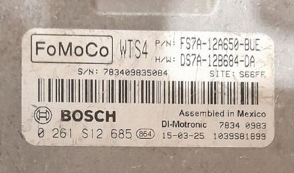 0261S12685 FS7A-12A650-BUE DS7A-12B684-DA label
