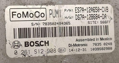0261S12908 ES7A-12A650-CVB DS7A-12B684-DA label