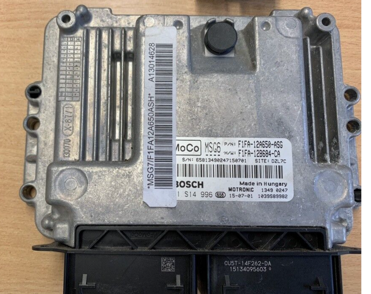 Ford, 0261S14996, 0 261 S14 996, F1FA12A650ASG, F1FA-12A650-ASG, F1FA12B684CA, F1FA-12B684-CA, MSG6