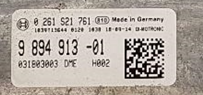 0261S21761, 0 261 S21 761, 9894913, 9 894 913