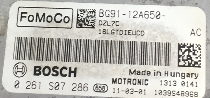 0261S07286, 0 261 S07 286, BG91-12A650-AC, BG9112A650AC