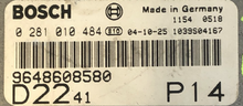 Fiat Boxer, 0281010484, 0 281 010 484, 9648608580, 1039S04167