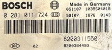 0281011724, 0 281 011 724, 8200311550, 8200384493