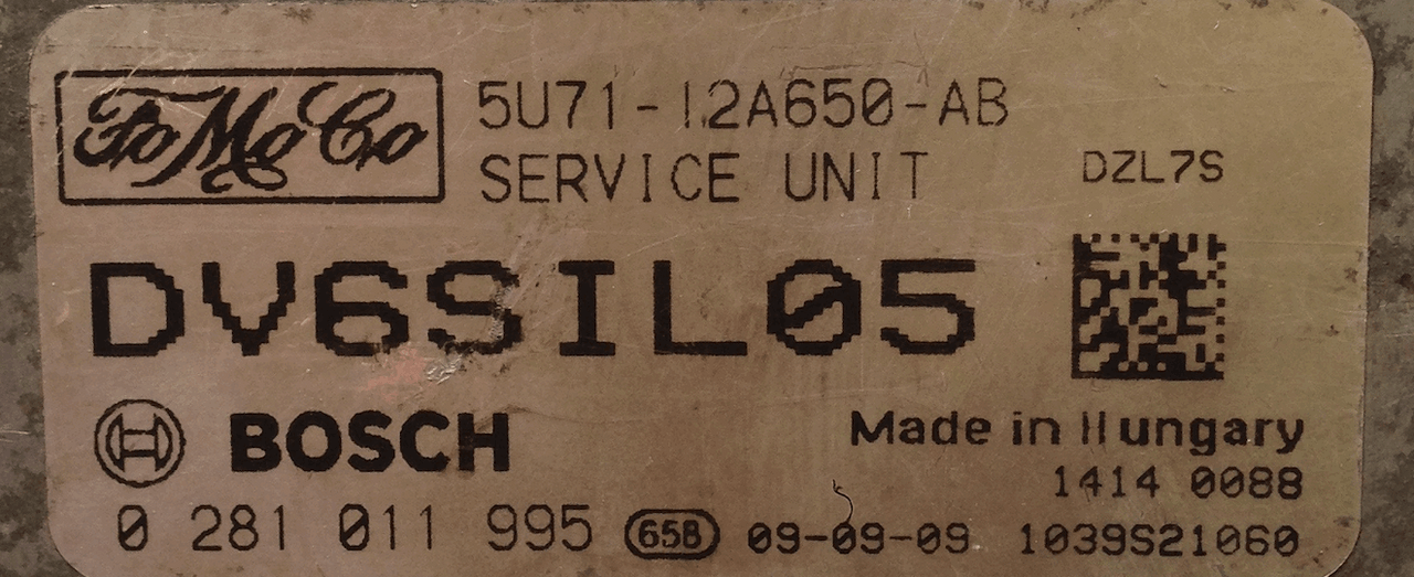 0281011995, 0 281 011 995, 5U71-12A650-AB, 5U7112A650AB, 1039S21060