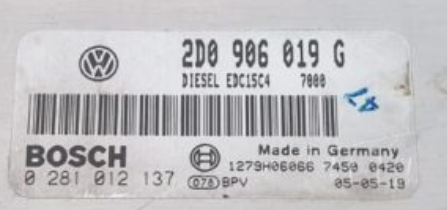 0281012137, 0 281 012 137, 2D0906019G, 2D0 906 019 G, EDC15C4
