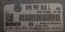 VW Transporter T5 2.5 TDI,  0281014049, 0 281 014 049, 070997016L, 070 997 016 L, EDC16U31, 1039S19001