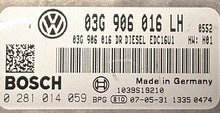 Golf 2.0 SDi, 0281014059, 0 281 014 059, 03G906016LH, 03G 906 016 LH, 03G906016DR, 03G 906 016 DR, EDC16U1
