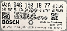 Mercedes-Benz Sprinter CDI, 0281014346, 0 281 014 346, A6461501877, A 646 150 18 77, CR4.20