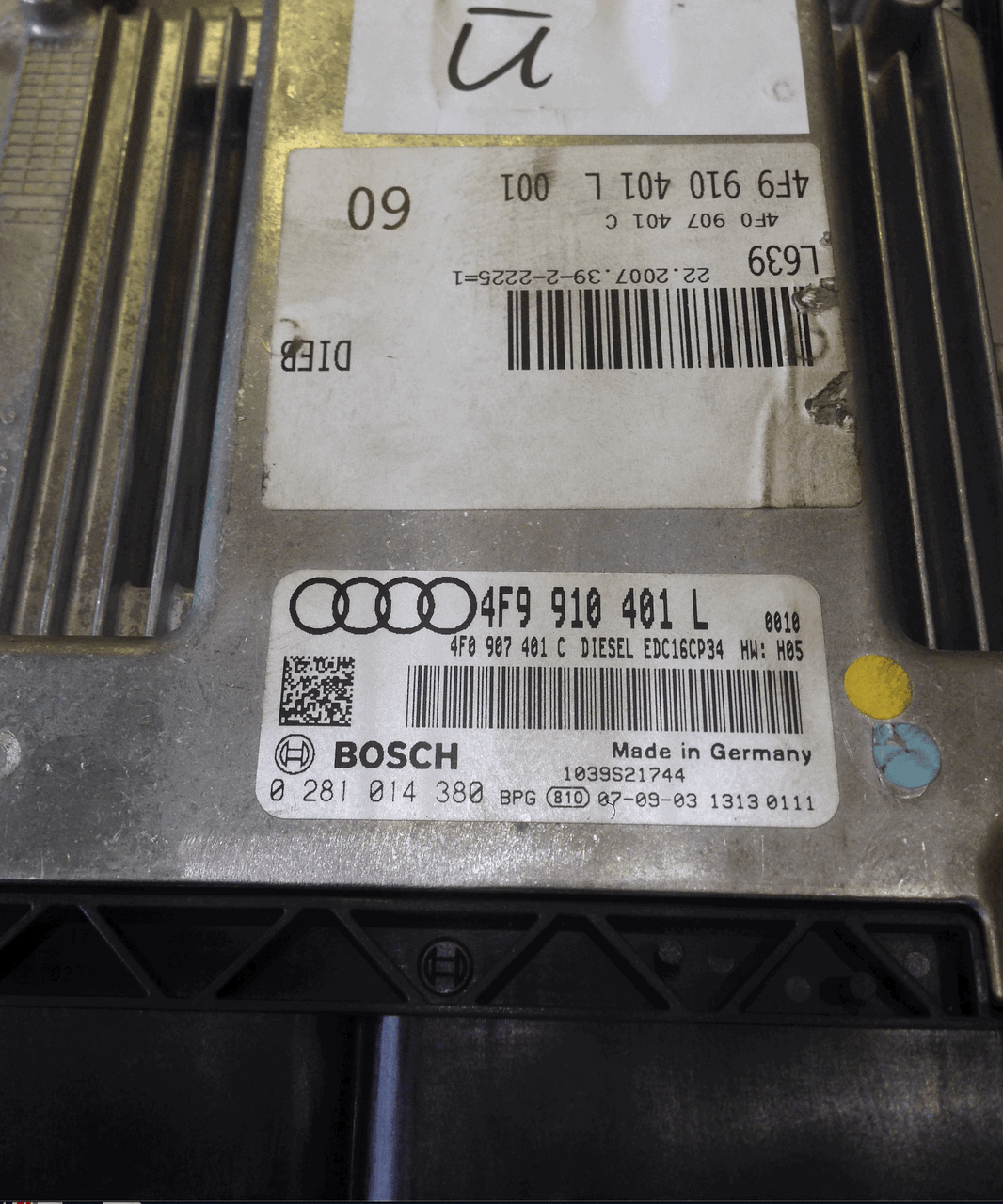 Audi A6 3.0 TDI, 0281014380, 0 281 014 380, 4F9910401L, 4F9 910 401 L