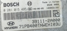 0281015495, 0 281 015 495, 39111-2A000, 391112A000