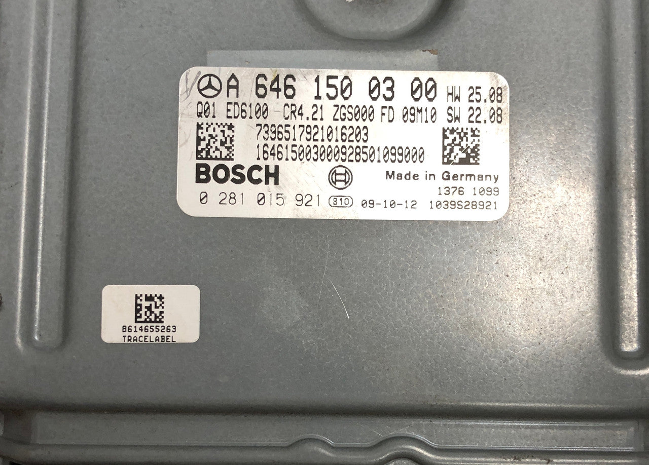 Mercedes-Benz CDI, 0281015921, 0 281 015 921, A6461500300, A 646 150 03 00 