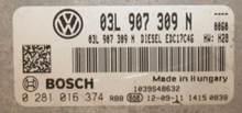 Plug & Play Bosch Engine ECU, VW, 0281016374, 0 281 016 374, 03L907309N, 03L 907 309 N, EDC17C46