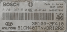 HYUNDAI, 0 281 016 510,  0281016510, 39100-2F410, 1039S37099