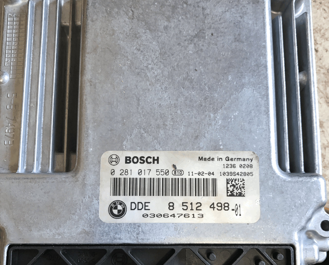 BMW 120D,X1 sDrive 20D, 0281017550, 0 281 017 550, DDE8512498, DDE 8 512 498