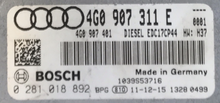 Audi A6 3.0 TDI, 0281018892, 0 281 018 892, 4G0907311E, 4G0 907 311 E, 4G0907401, 4G0 907 401, EDC17CP44