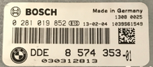 0281019852, 0 281 019 852, DDE8574353, DDE 8 574 353