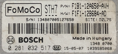 0281032517, 0 281 032 517, F1B1-12A650-AVH, F1F1-12B684-AD, STH7, 1039S85068