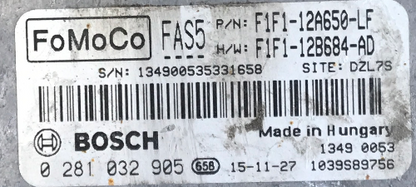 Ford Focus 1.5TDCi, 0281032905, 0 281 032 905, F1F1-12A650-LF, F1F1-12B684-AD, FAS5