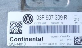 Plug & Play Continental Engine ECU, 03F907309R, 03F 907 309 R, 5WP44810, SIMOS 10.12A