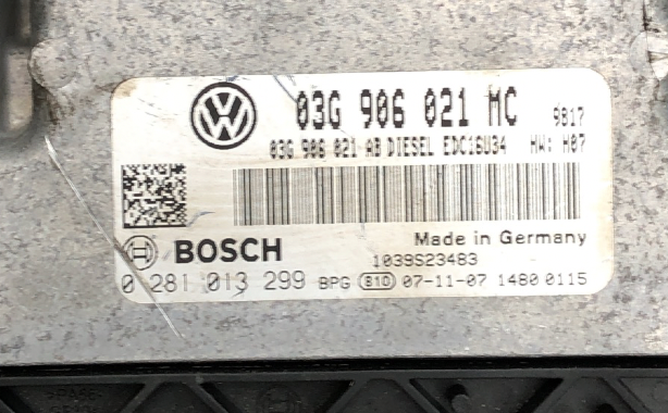0281013299, 0 281 013 299, 03G906021MC, 03G 906 021 MC, EDC16U34
